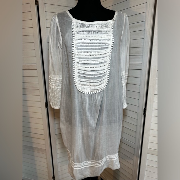 Zara Basics Bohemian Tunic Dress or Cover-up - Picture 2 of 12